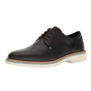 Ecco Ian Lace Up Tie Oxford Men's Black Nubuck Leather Shoe